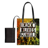Black Lives Matter Leather Ordinary Tote Bag